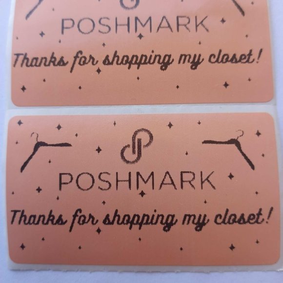 Hand Crafted Office 0 Poshmark Thanks Shipping Labels Thermal